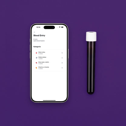 Vstupní Krevní test