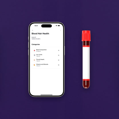 Zdraví vlasů Krevní test 