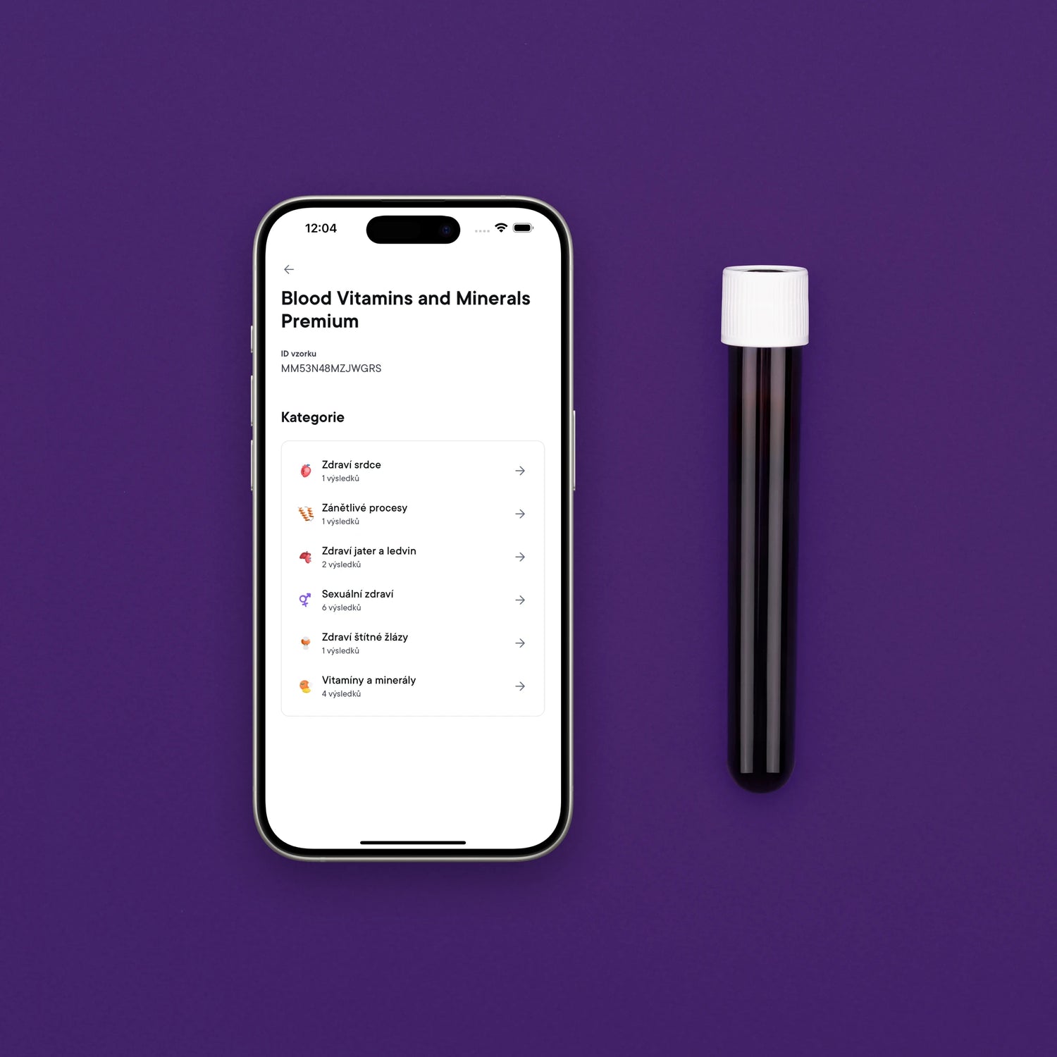 Vitamíny a Minerály Krevní Test